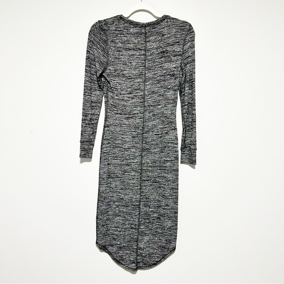 Banana Republic Dark Grey Bodycon Long-sleeve Dress Size XS - Picture 3 of 5